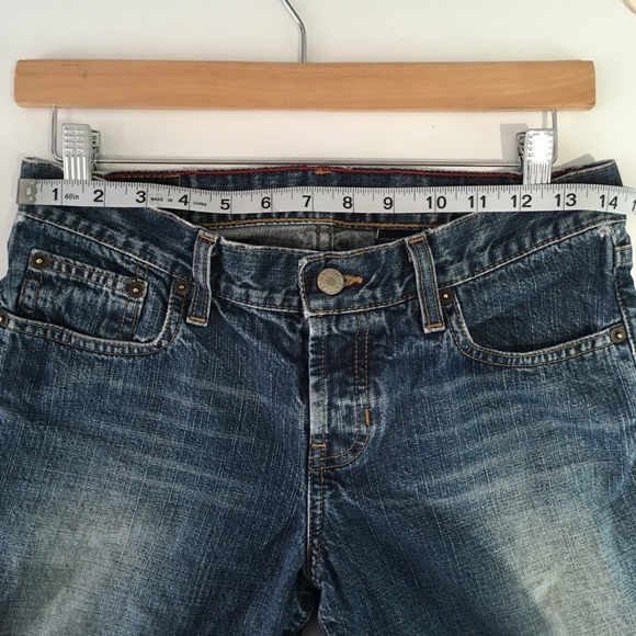 Abercrombie & Fitch Blue Medium Wash Boot Cut Jean - Picture 7 of 8